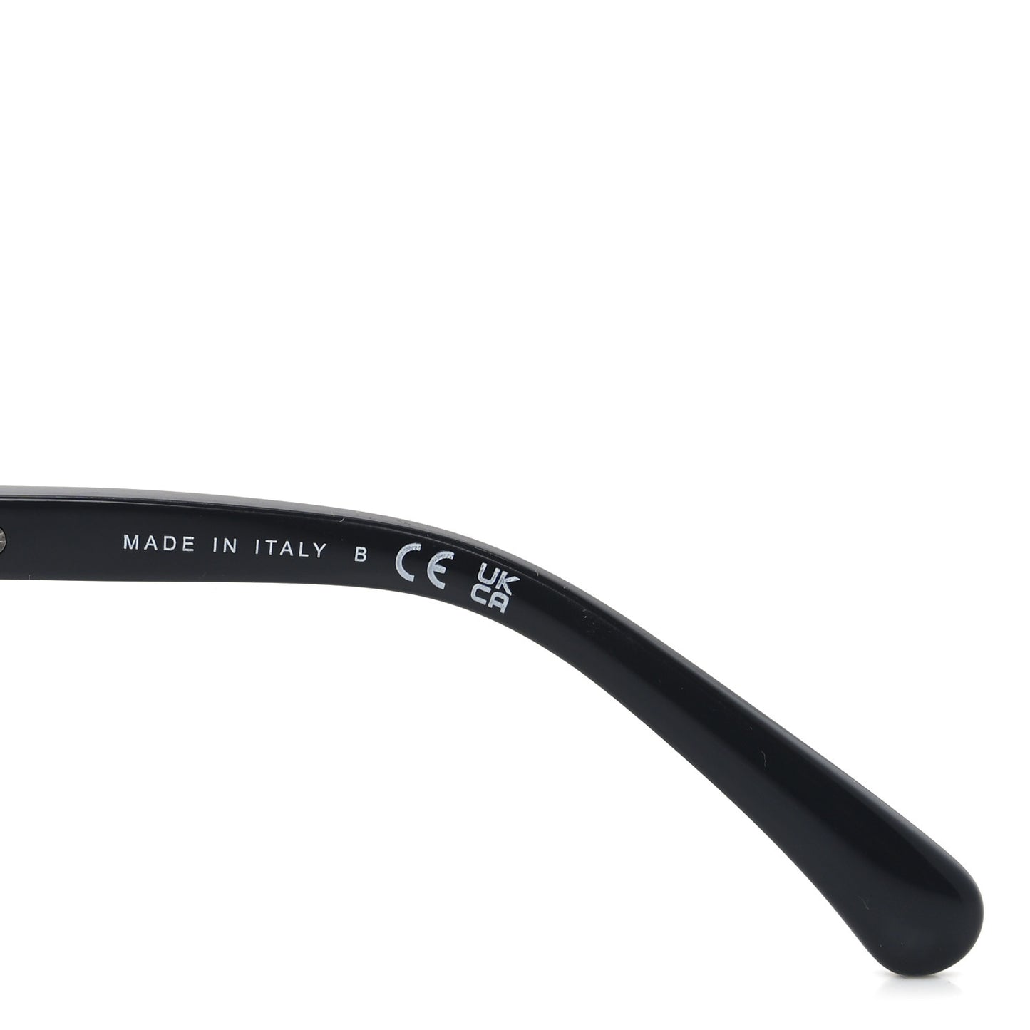 Acetate Metal Calfskin CC Square Sunglasses 5548-Q-A Black Burgundy