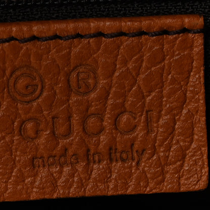 Gucci Pebbled Calfskin Medium Marrakech Hobo Brown 6 of 13