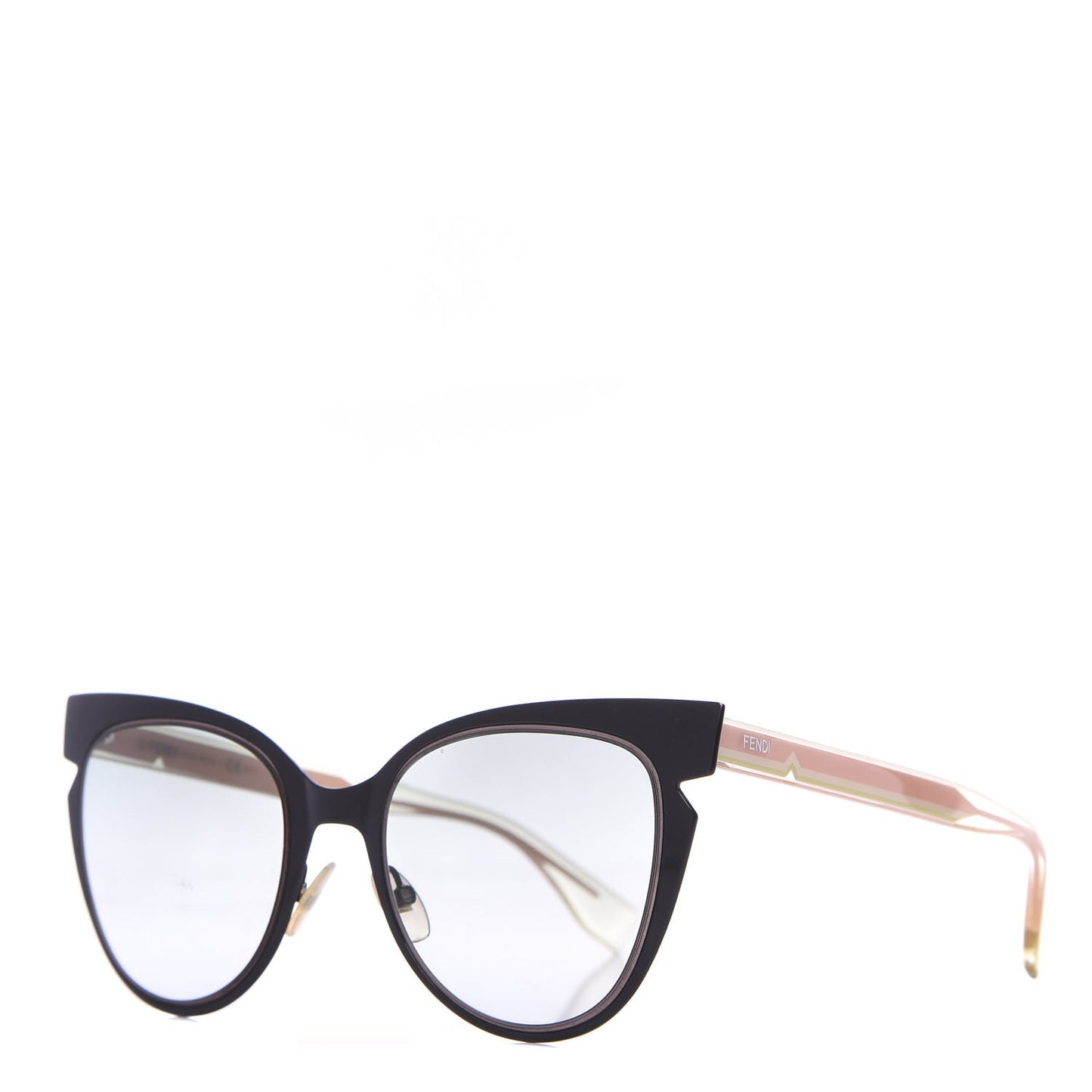 Cat Eye Lines Sunglasses FF 0133/S Black