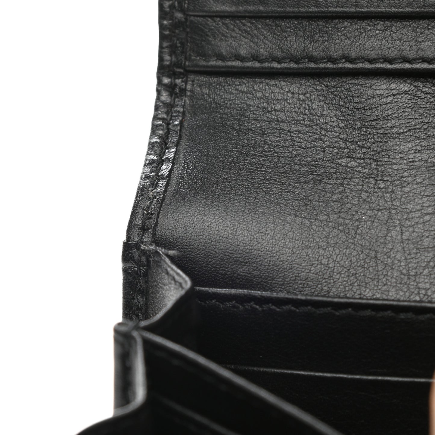 House Check Bridle Calfskin Penrose Continental Wallet Black