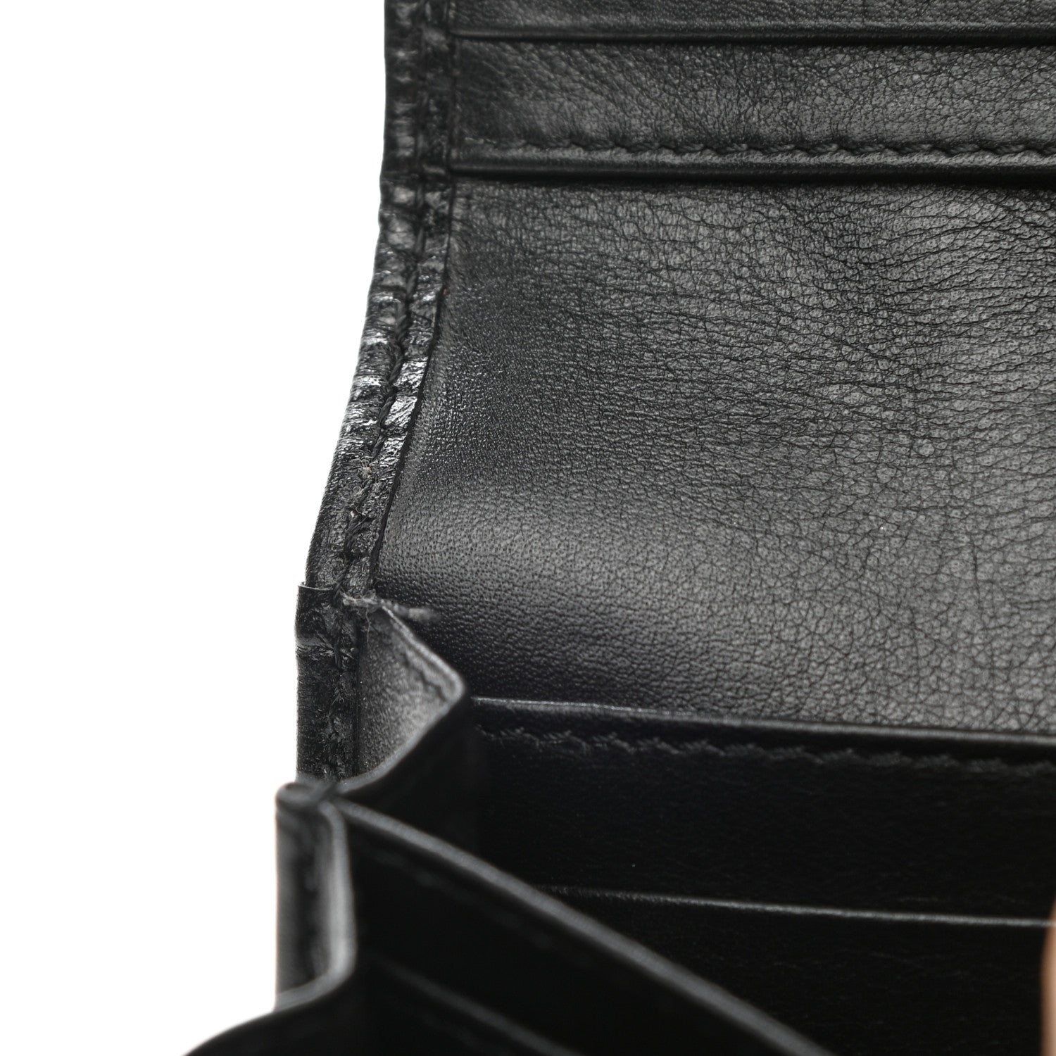 Burberry House Check Bridle Calfskin Penrose Continental Wallet Black 9 of 10
