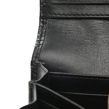 Burberry House Check Bridle Calfskin Penrose Continental Wallet Black 9 of 10