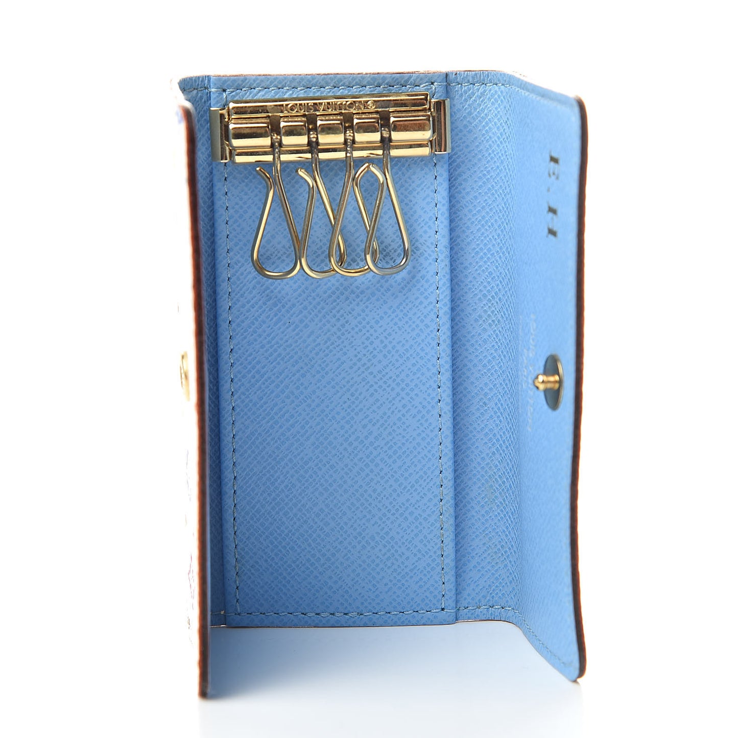 Monogram Multicolor Multicles 4 Key Holder White Raisin