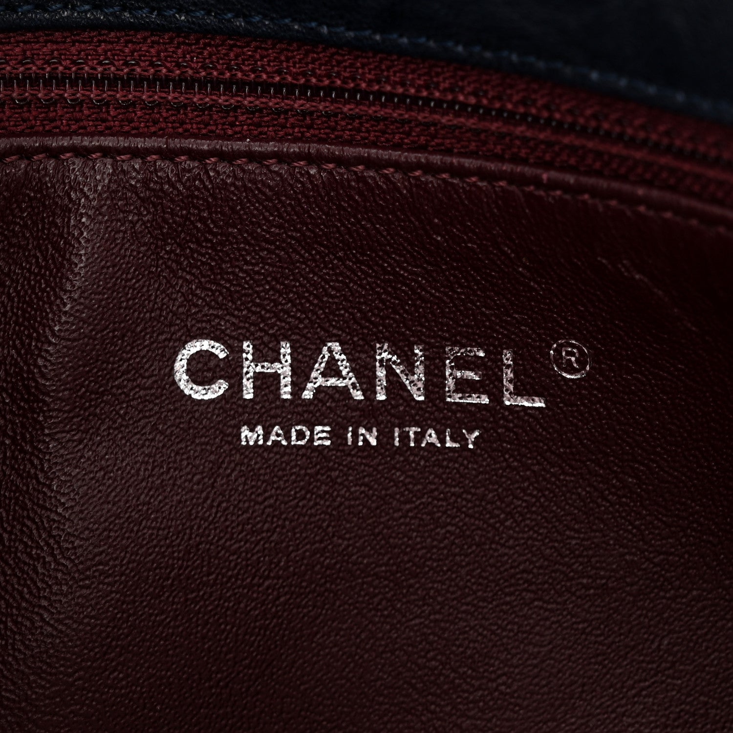 Chanel Washed Lambskin Studded Metal Beauty Flap Navy 6 of 11