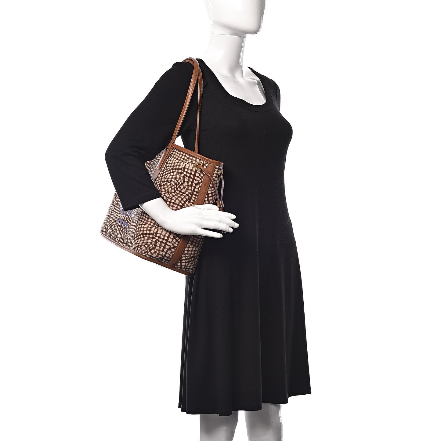 Visetos Medium Liz Reversible Shopper Tote Cognac