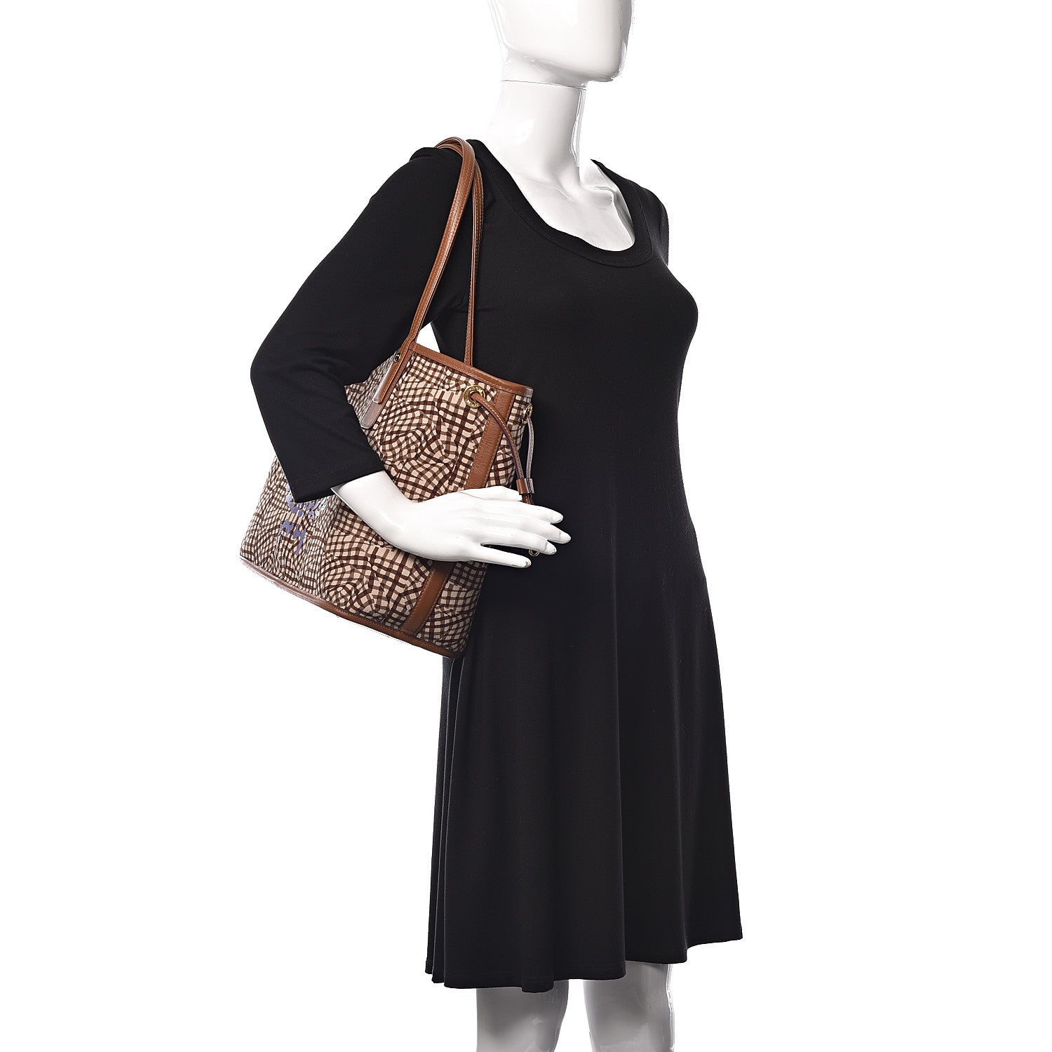 MCM Visetos Medium Liz Reversible Shopper Tote Cognac 2 of 13