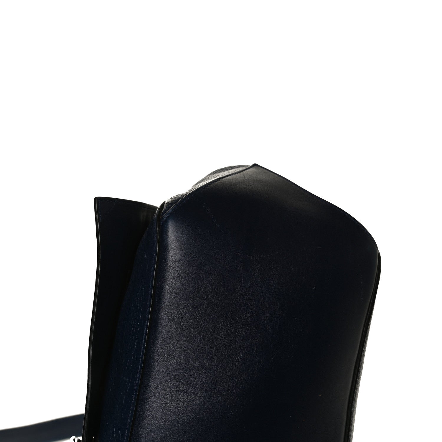 Proenza Schouler Pebbled Calfskin Double Sided PS Courier Bag Indigo 17 of 19