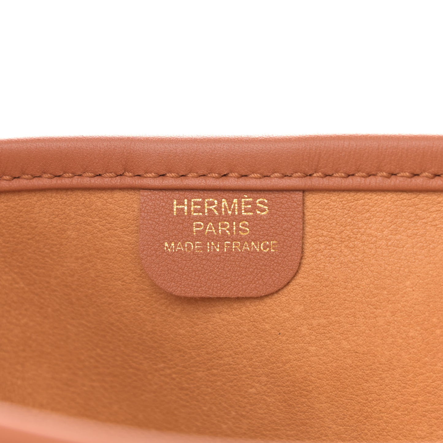 Grizzly Calfskin Swift Evelyne III PM Chamois Gold