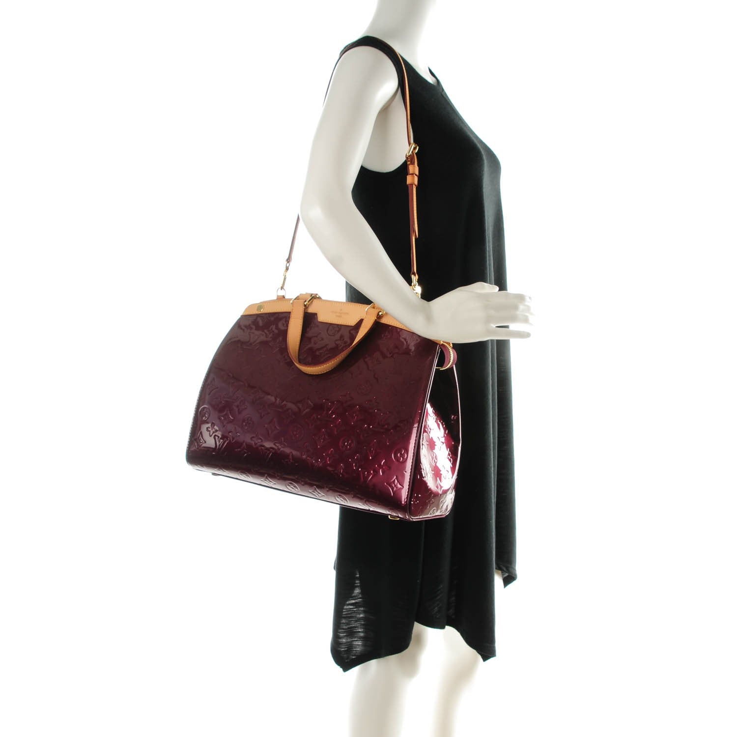 Louis Vuitton Vernis Brea GM Rouge Fauviste 2 of 9