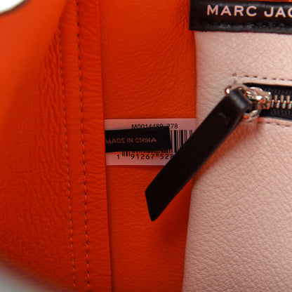 Marc Jacobs Grained Calfskin The Tag Tote White 9 of 9