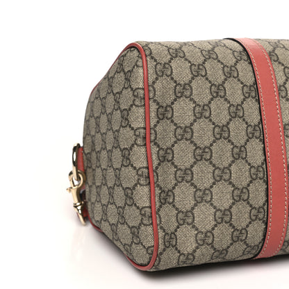 Gucci GG Supreme Monogram Small Joy Boston Pink 9 of 14