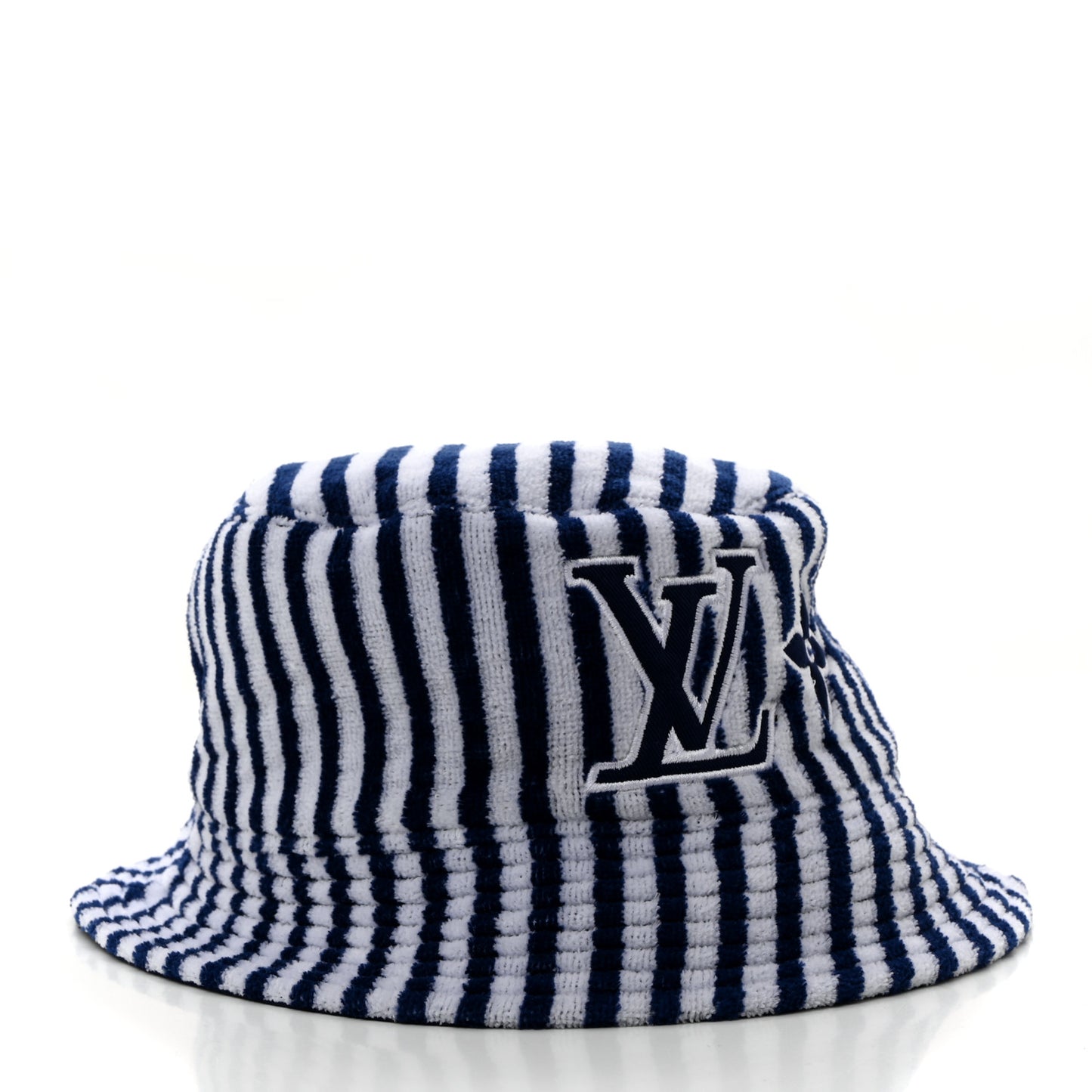 LV Graphical Reversible Bucket Hat L Blue