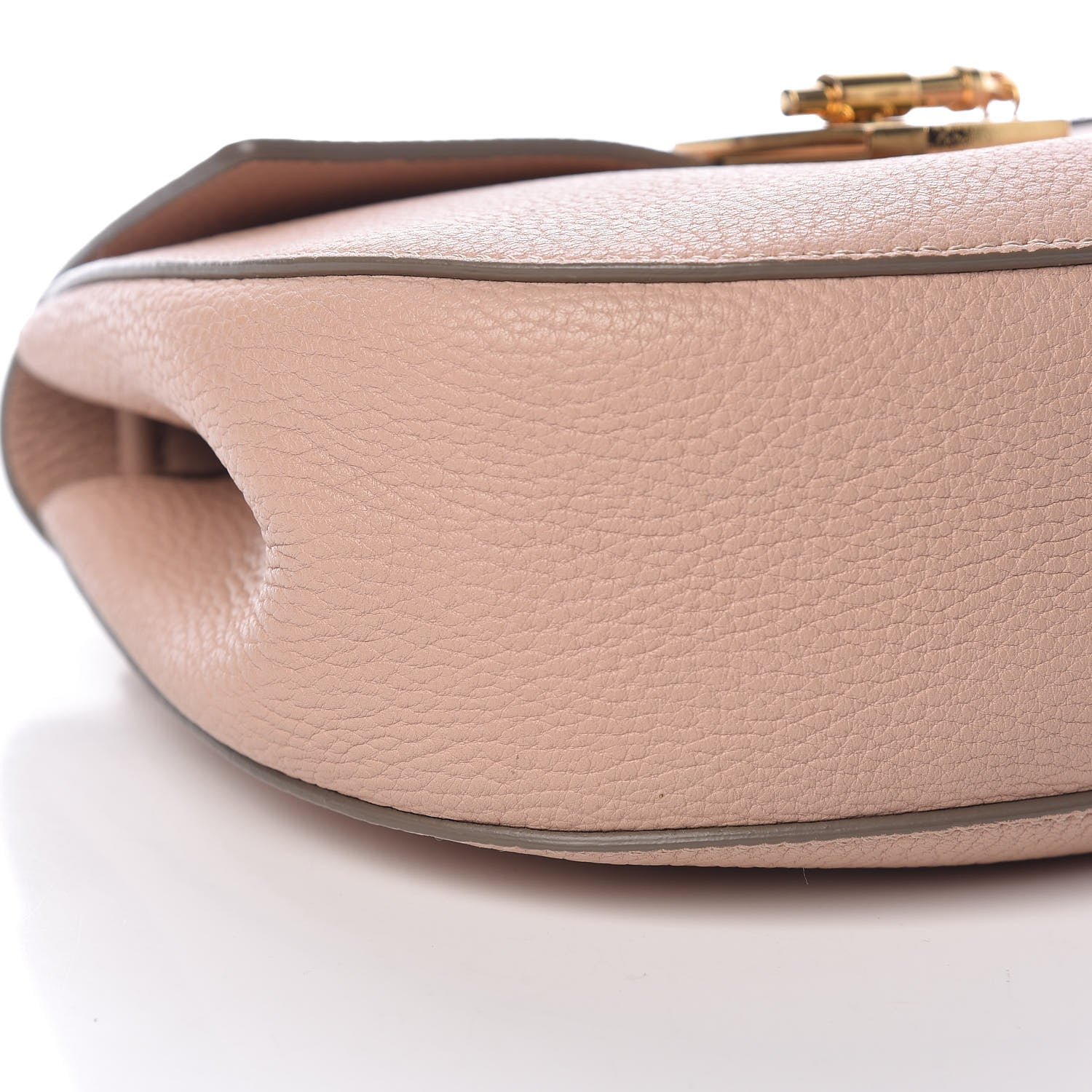 Chloe Grained Lambskin Drew Shoulder Bag Cement Pink 13 of 15