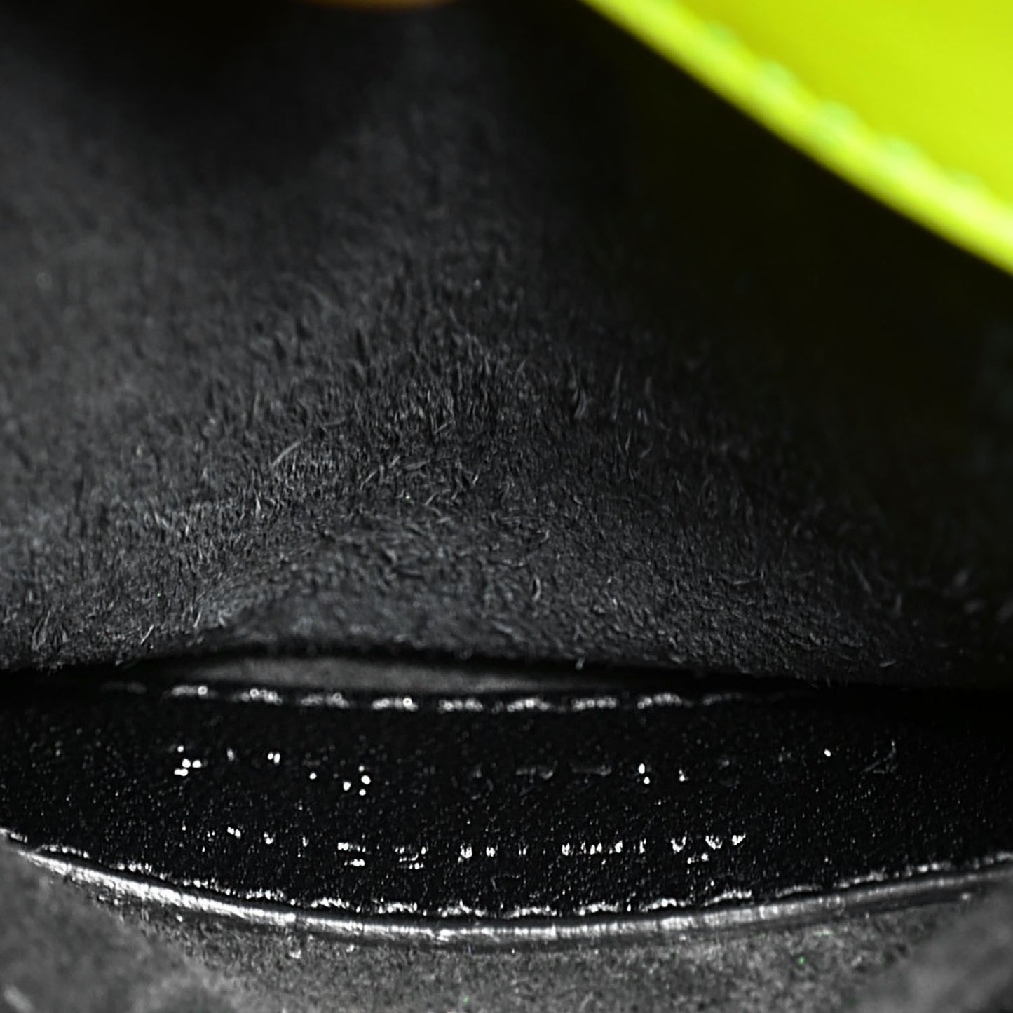 Calfskin Nano Sac De Jour Neon Yellow