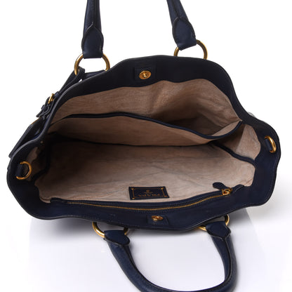 Prada Soft Calf Shopping Tote Baltico 7 of 12