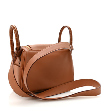 Hermes Matte Alligator Swift Mini Touch Lindy 20 Gold 3 of 10