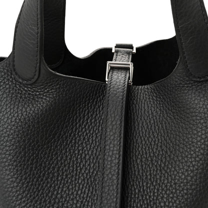 Hermes Taurillon Clemence Picotin Lock 18 PM Black 7 of 9