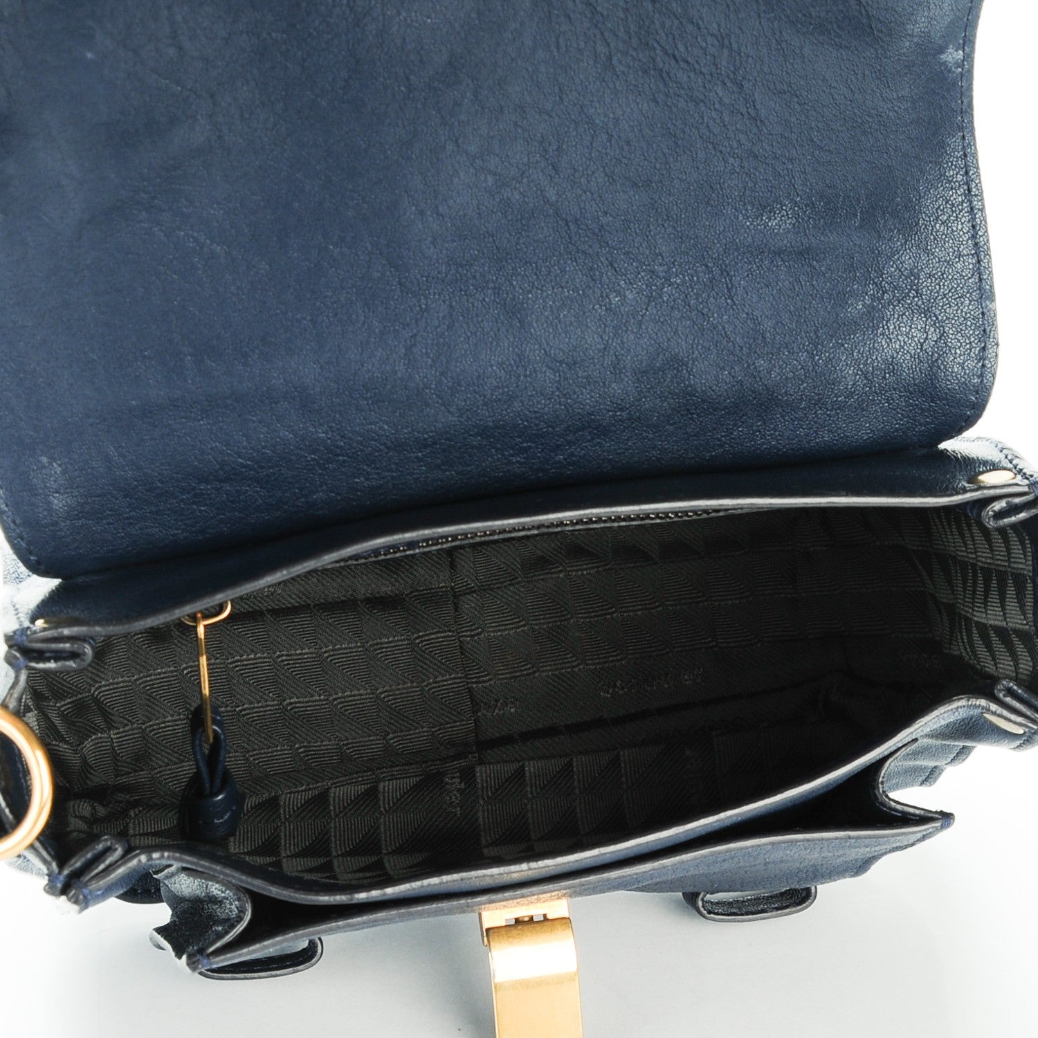 Proenza Schouler Lambskin PS1 Pouch Messenger Midnight 5 of 7