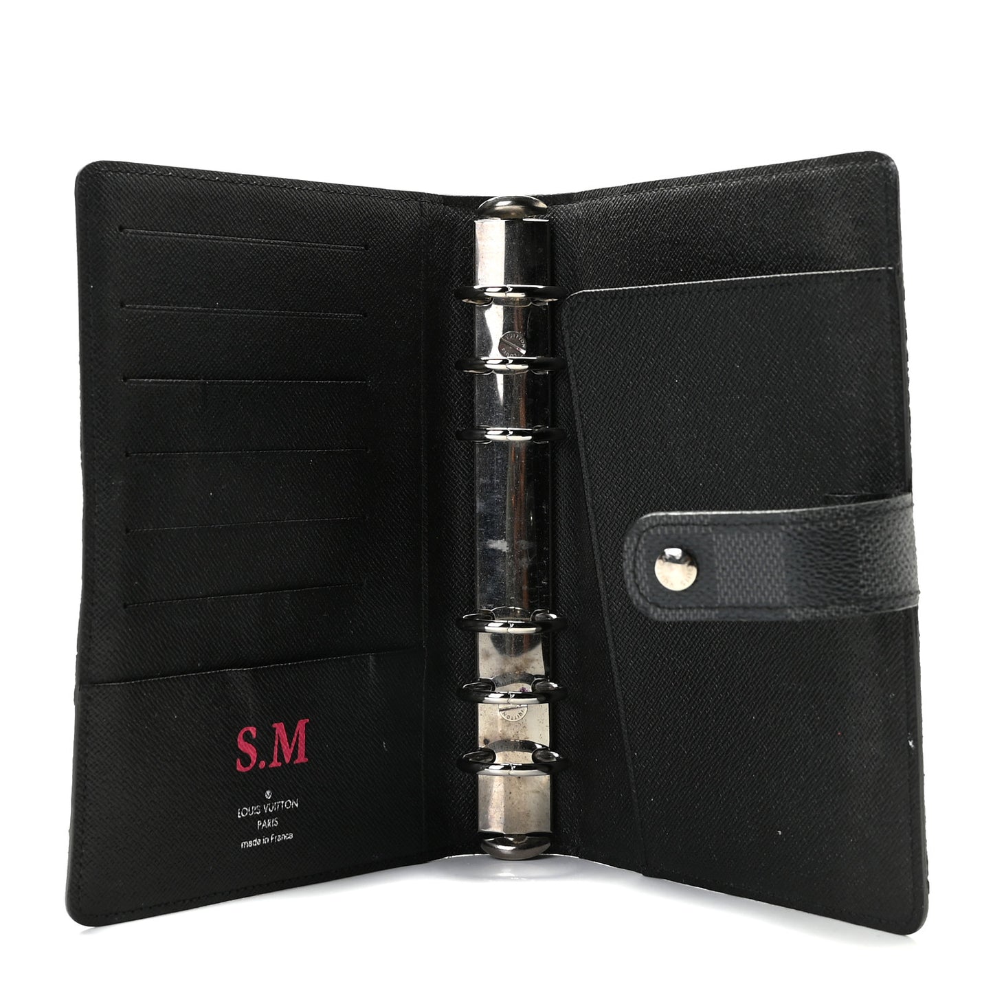 Damier Graphite Medium Ring Agenda Cover