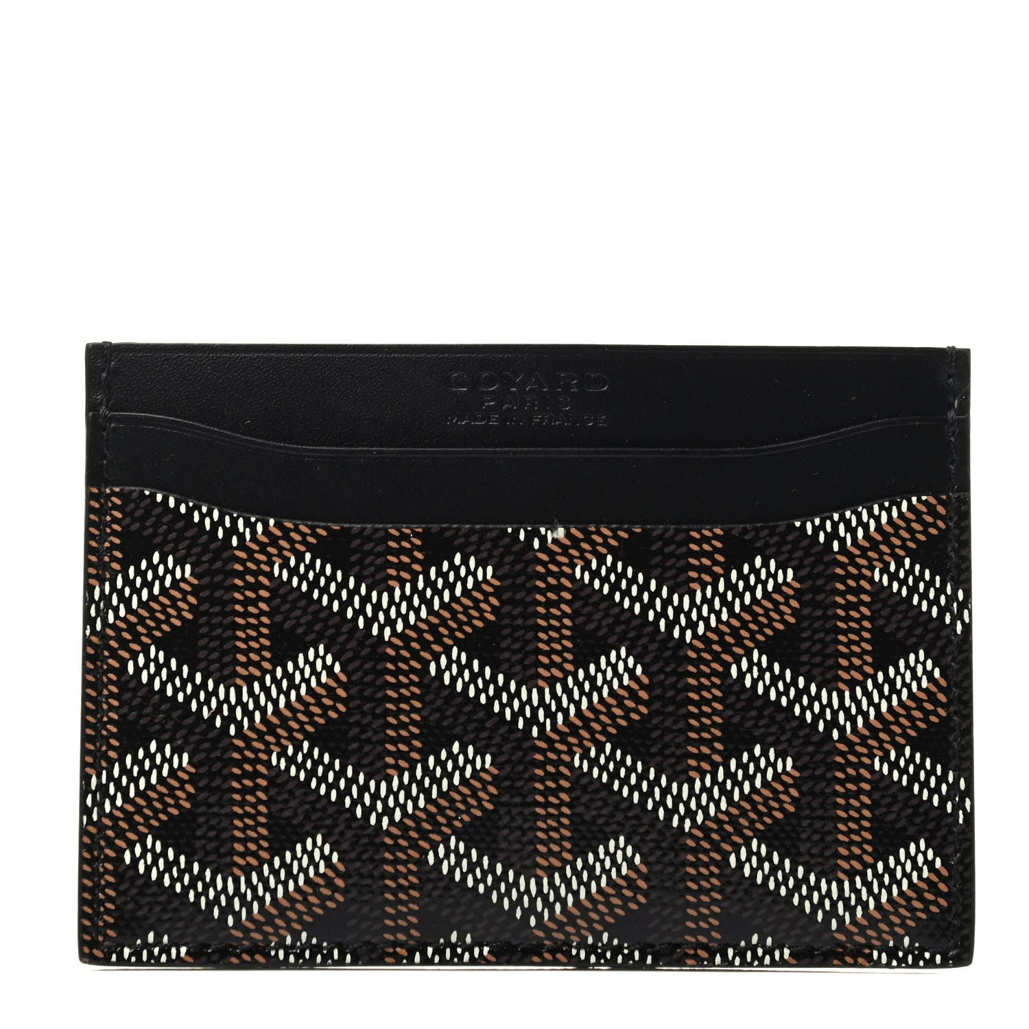 Goyard Goyardine Saint Sulpice Card Holder Black 1 of 3