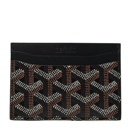 Goyard Goyardine Saint Sulpice Card Holder Black 1 of 3