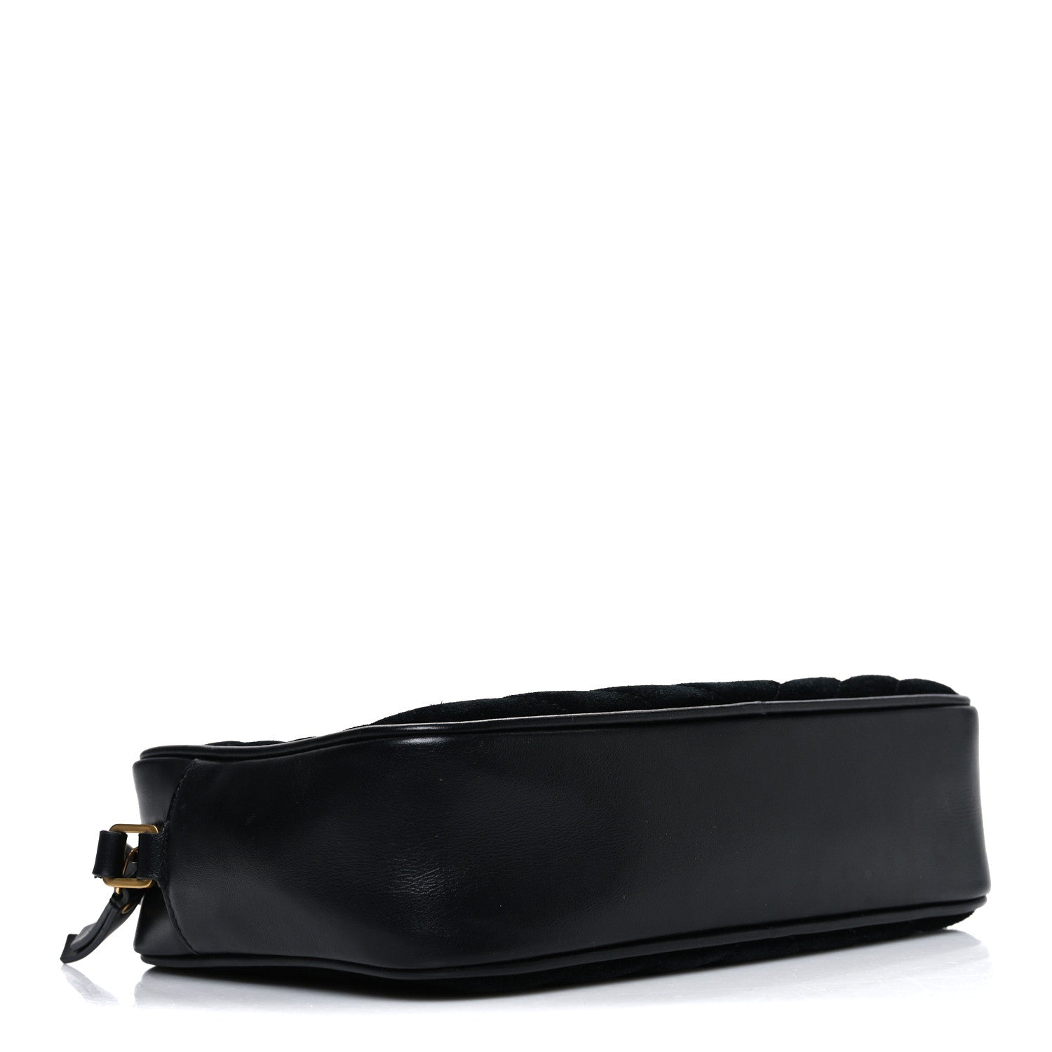 Saint Laurent Suede Calfskin Monogram Lou Camera Bag Black 4 of 12