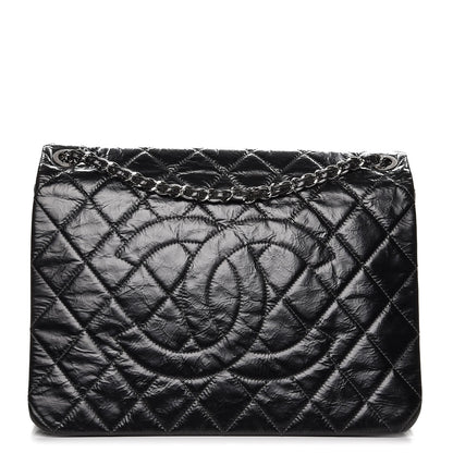 Chanel Glazed Calfskin Quilted CC Messenger Bag Black 1 of 10