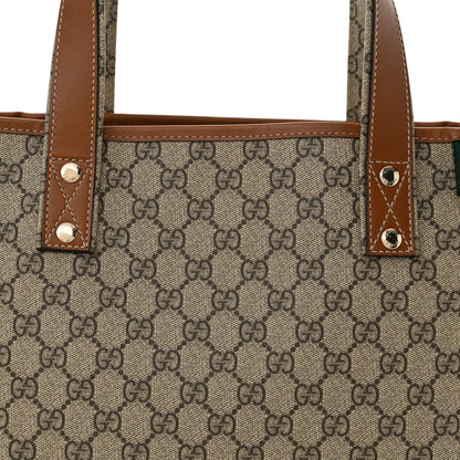 Gucci GG Plus Monogram Medium Signature Web Loop Tote Light Brown 7 of 9