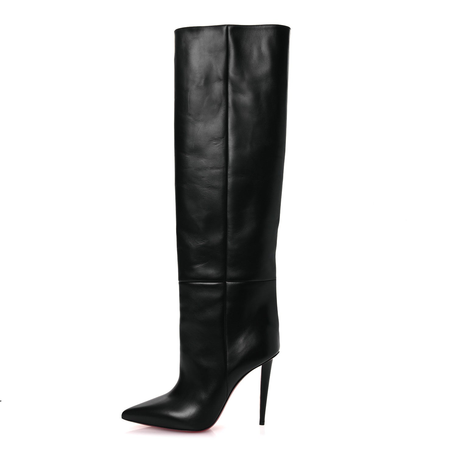 Christian Louboutin Calfksin Astrilarge Botta Knee Boots 39.5 Black 1 of 10
