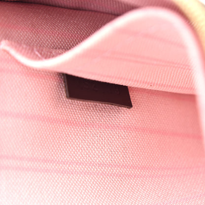Louis Vuitton Damier Ebene Neverfull MM GM Pochette Rose Ballerine 7 of 7