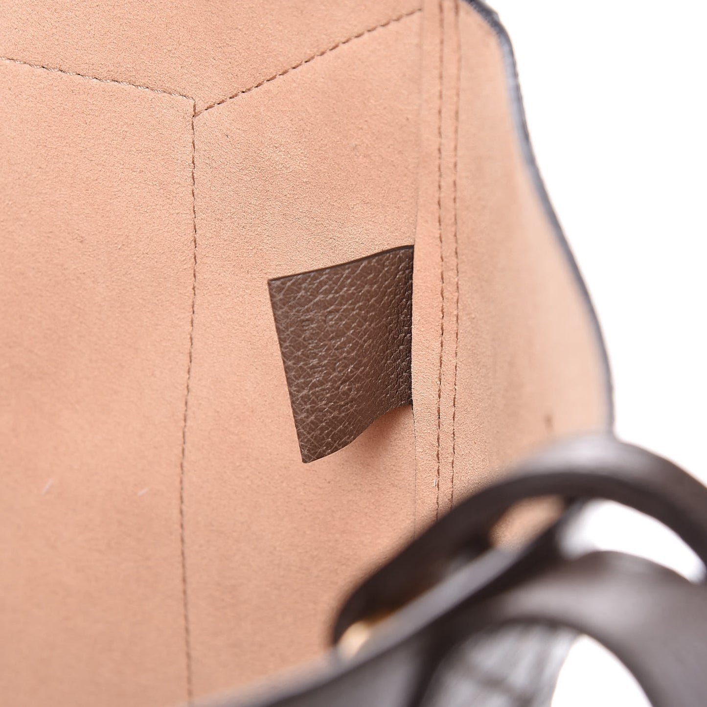 GG Supreme Monogram Web Large Ophidia Vertical Shopping Tote Brown