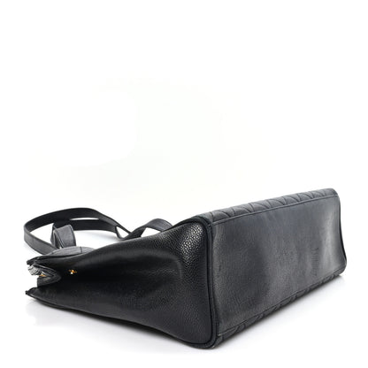 Chanel Caviar Quilted Shoulder Bag Black Black 4 of 13