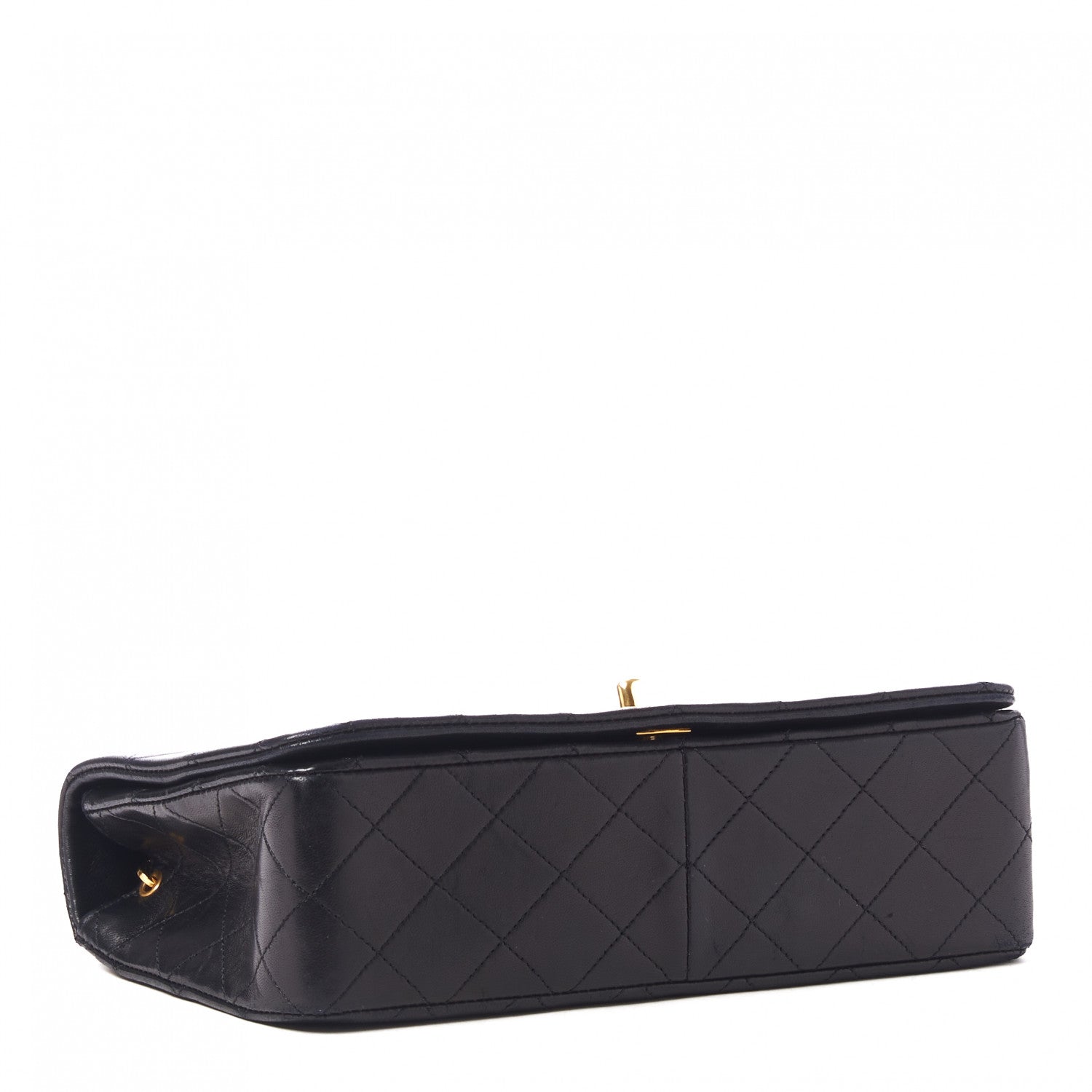 Chanel Lambskin Quilted Small Single Flap Black 3 of 9