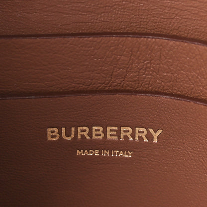 Burberry Smooth Calfskin Two Tone Small Grace Bag Malt Brown Black 6 of 8