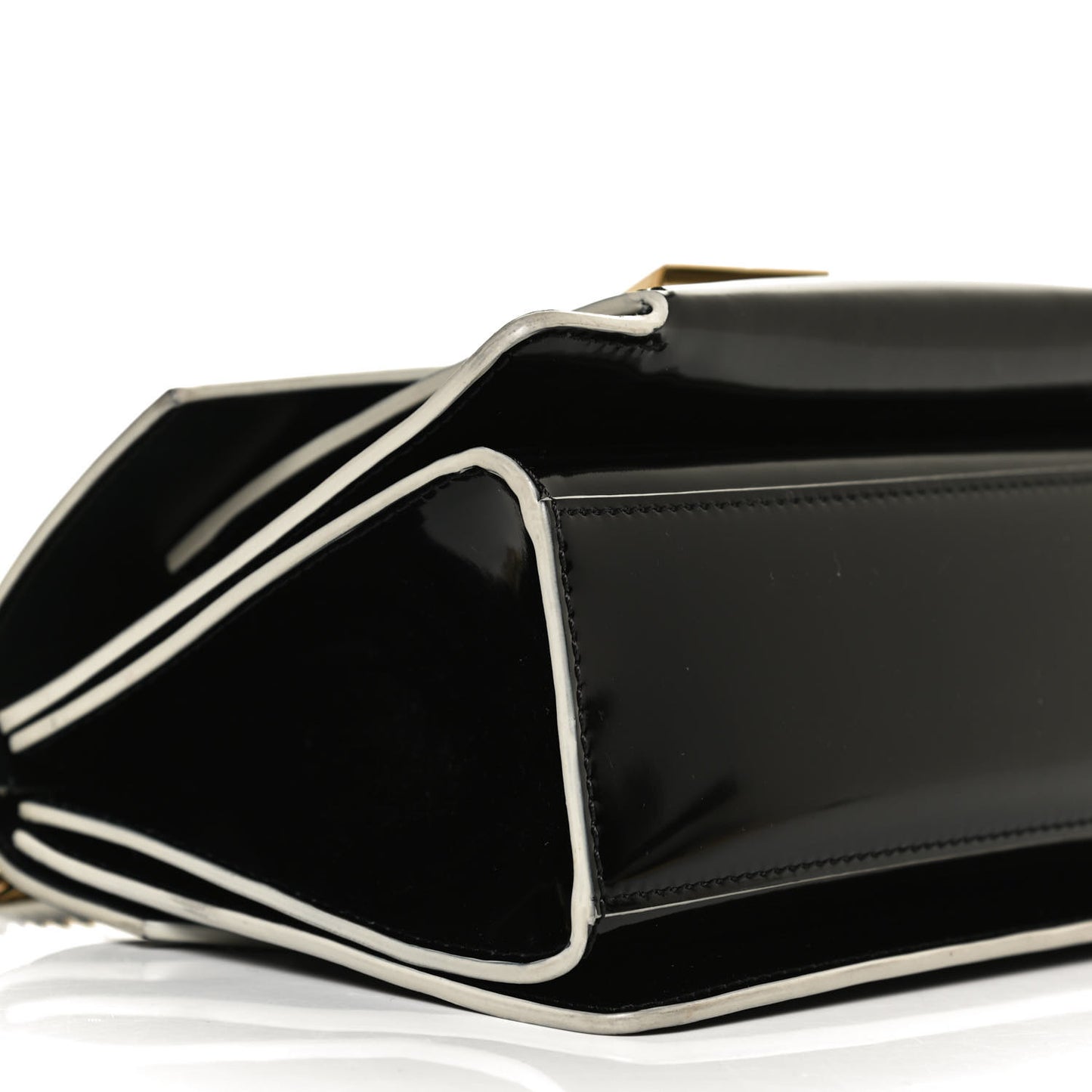 Spazzolato Small GV3 Shoulder Bag Black