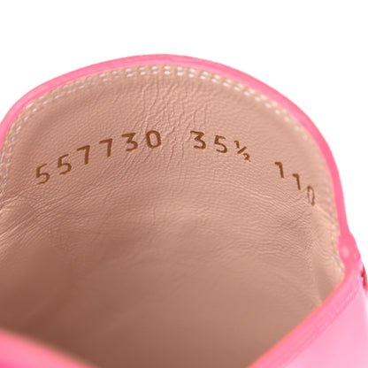 Gucci Calfskin Womens Princetown Slippers 35.5 Fuxia Fluo 8 of 8