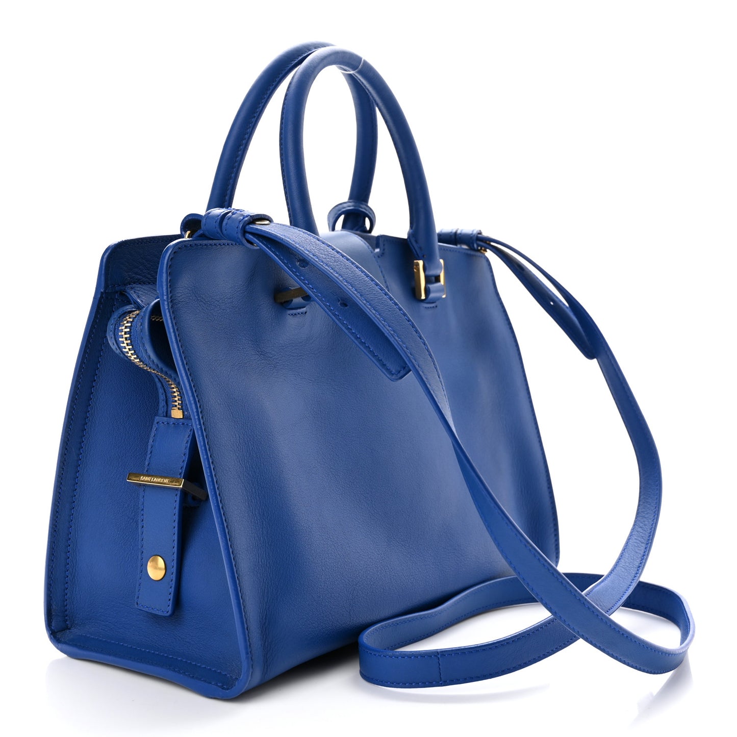 Calfskin Monogram Baby Cabas Blue Majorelle