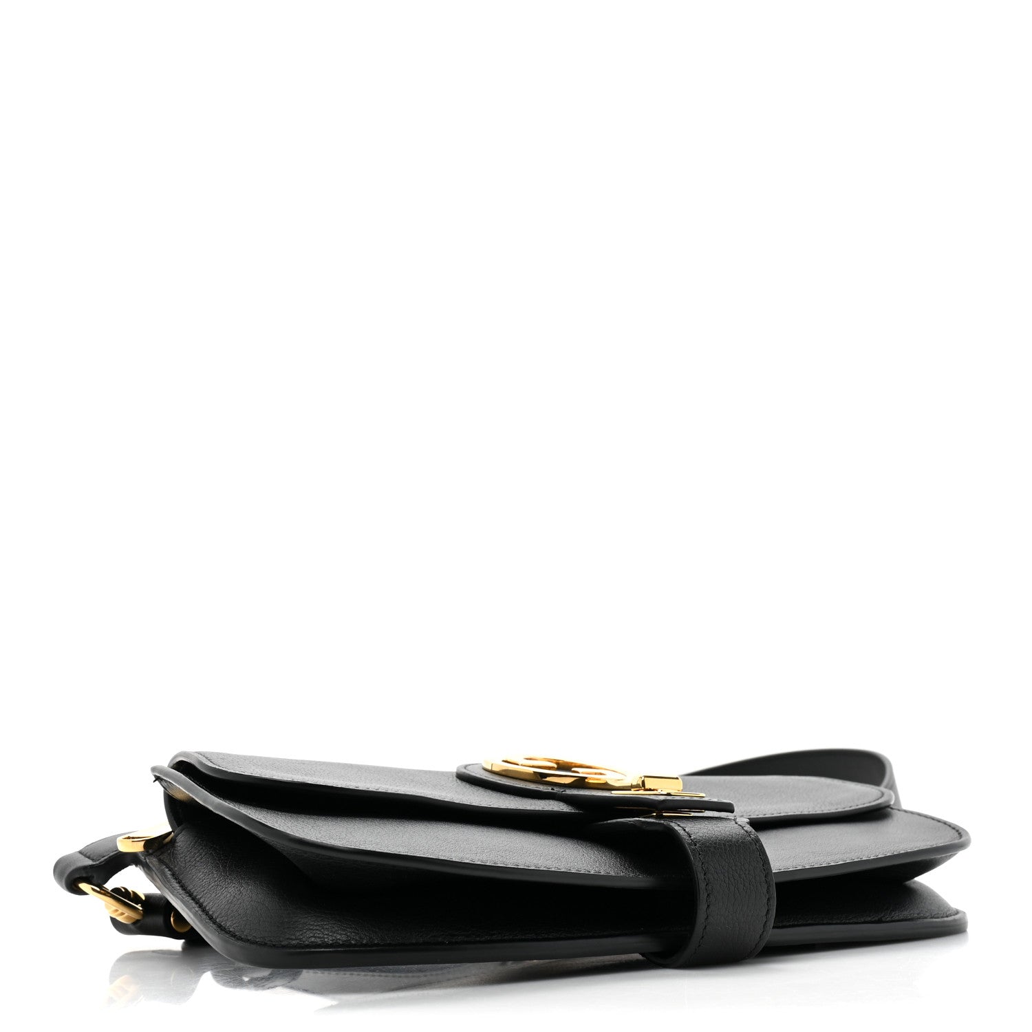 Gucci Calfskin GG Roxy Blondie Belt Bag Black 4 of 10