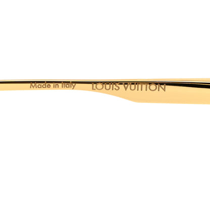 Louis Vuitton Metal LV Ash Sunglasses Z1261W Gold 5 of 7