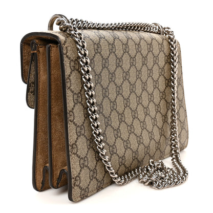 Gucci GG Supreme Monogram Small Dionysus Shoulder Bag Taupe 3 of 10