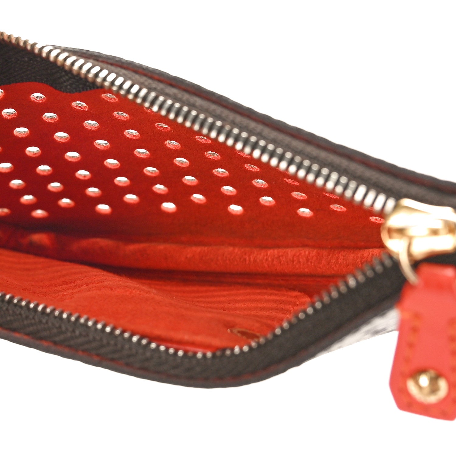 Louis Vuitton Monogram Perforated Key Pouch Orange 5 of 8