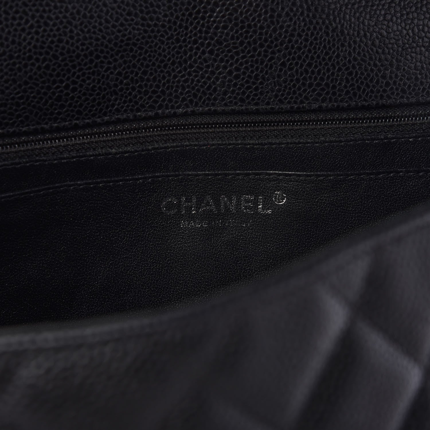 Chanel Caviar Quilted Maxi Single Flap Black 8 of 11