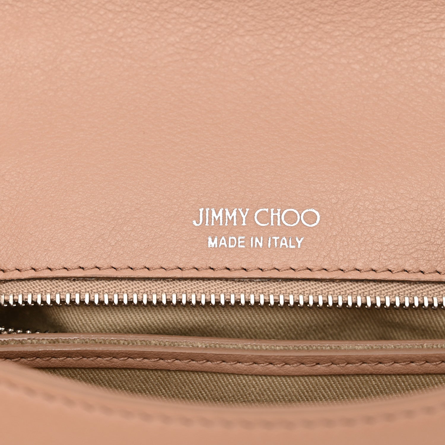 Jimmy Choo Calfskin Crystal Small Cheri Top Handle Bag Powder Pink 6 of 12