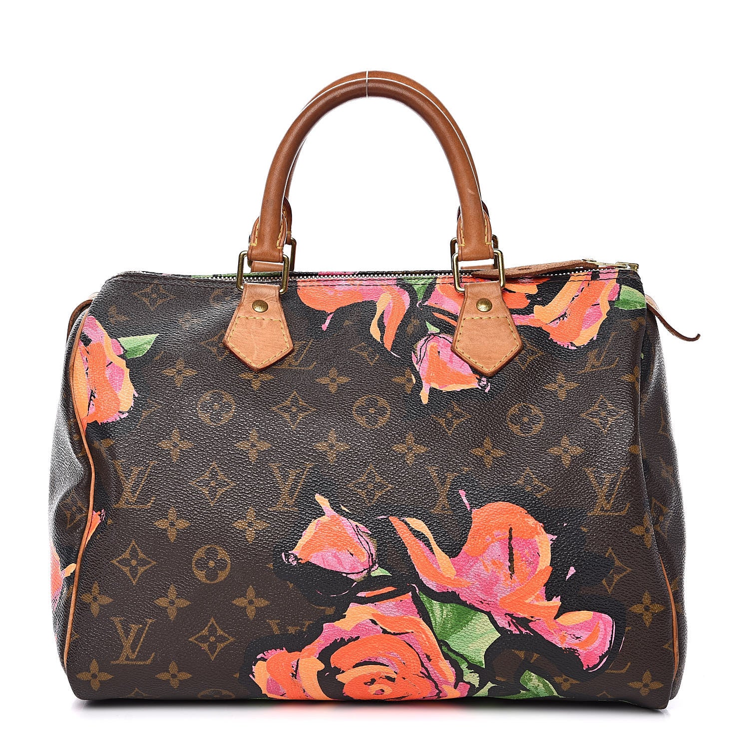 Louis Vuitton Monogram Roses Speedy 30 1 of 19