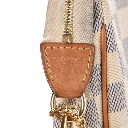 Louis Vuitton Damier Azur Eva Clutch 6 of 16