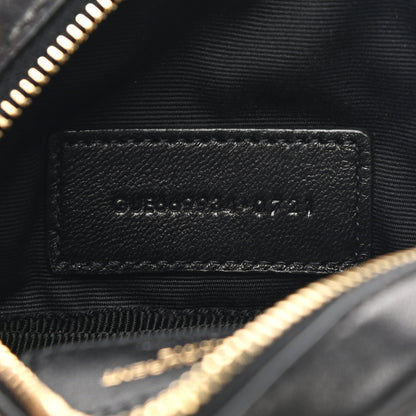 Saint Laurent Lambskin Quilted Lolita Cosmetic Pouch Black 7 of 7