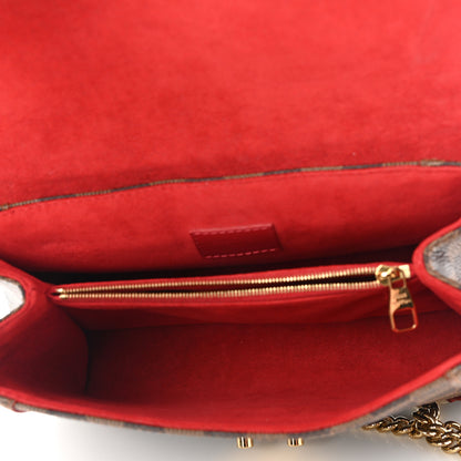 Louis Vuitton Damier Ebene Caissa Clutch Cherry 5 of 10