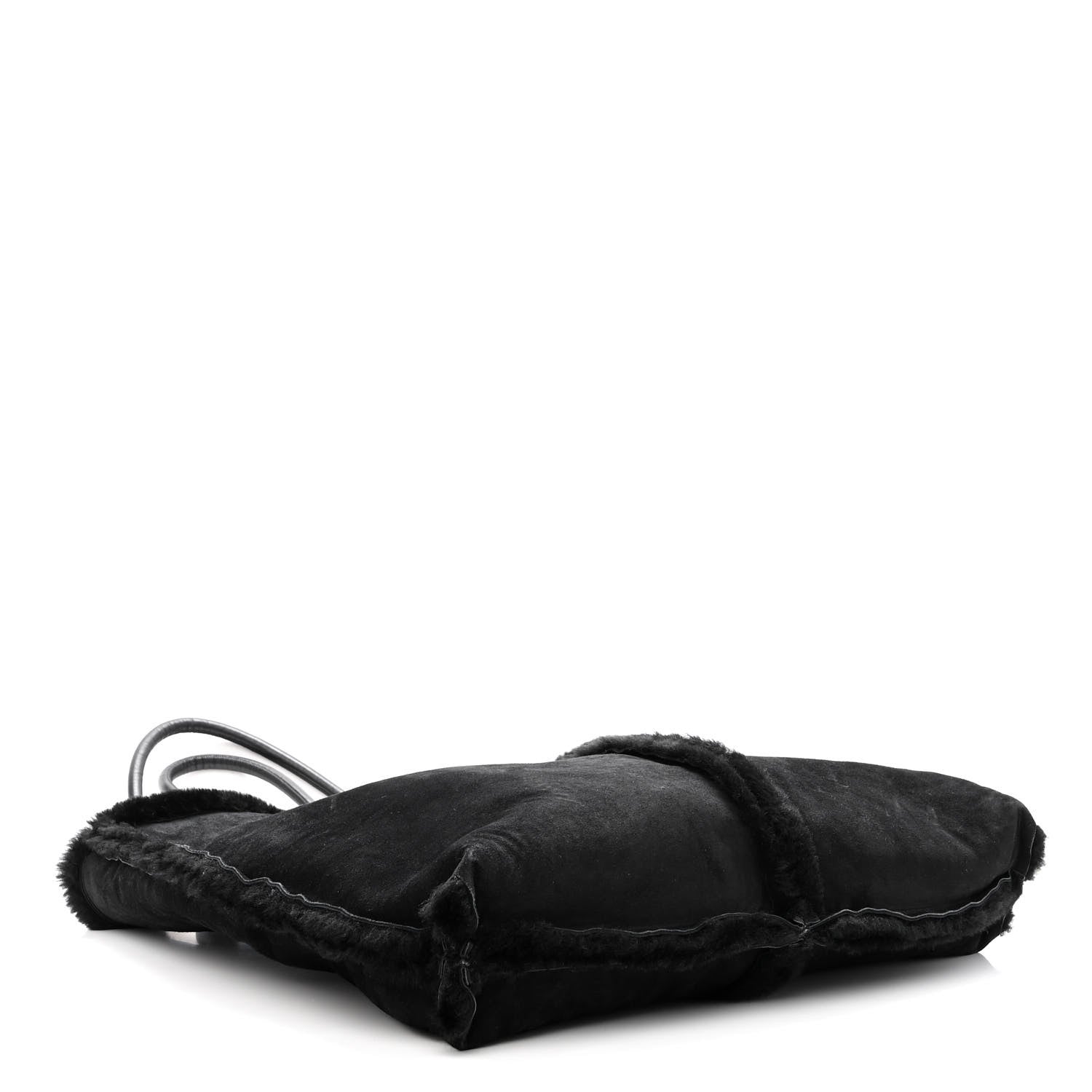 Bottega Veneta Shearling Reversible Tote Black 6 of 15