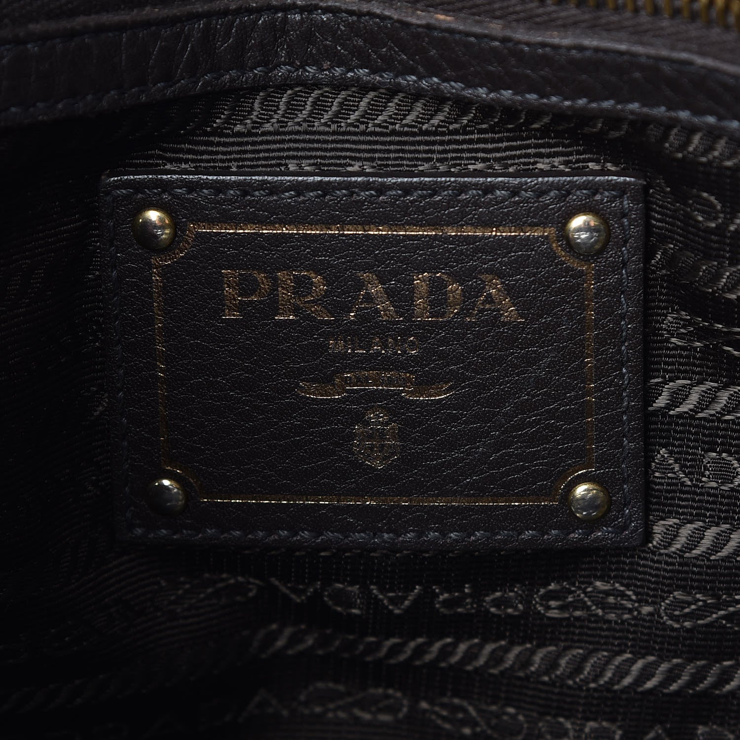 Prada Tessuto Nylon Double Zip Logo Tote Black 8 of 19