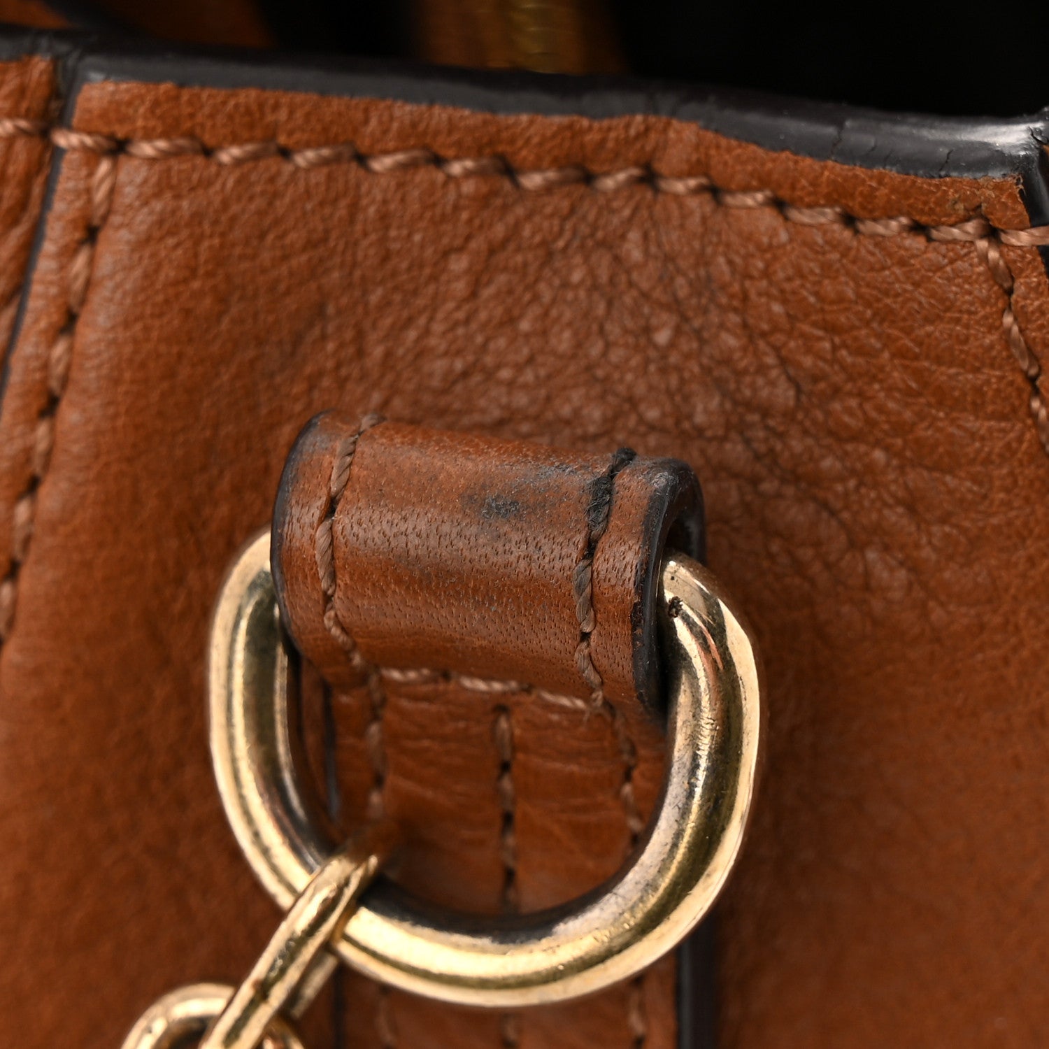 Chloe Calfskin Medium Faye Day Shoulder Bag Tan 12 of 14
